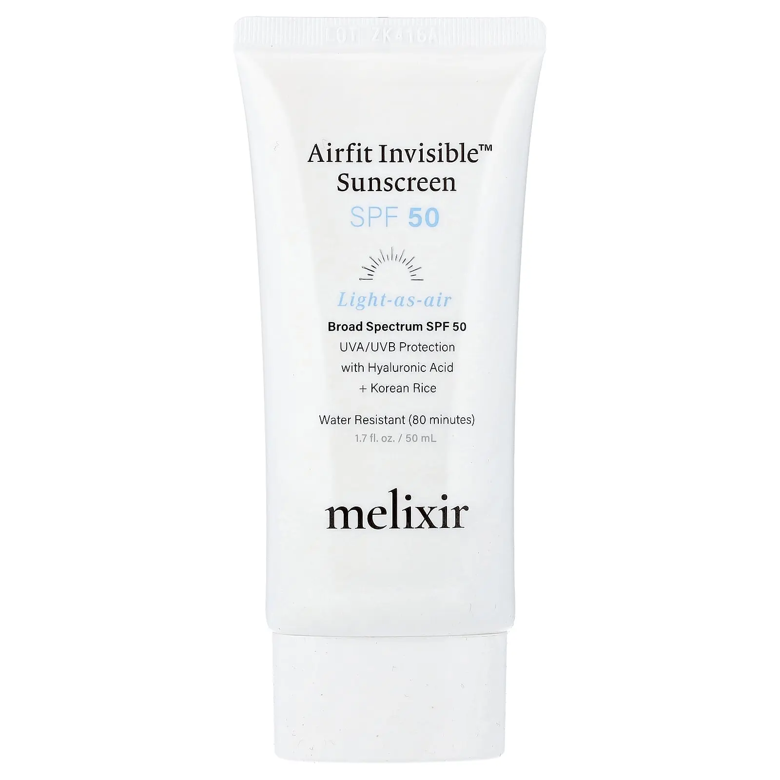 Melixir Airfit Invisible™ Sunscreen, SPF 50, 1.7 fl oz (50 ml)