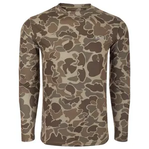 Drake Waterfowl EST Camo Performance Long-Sleeve Crew