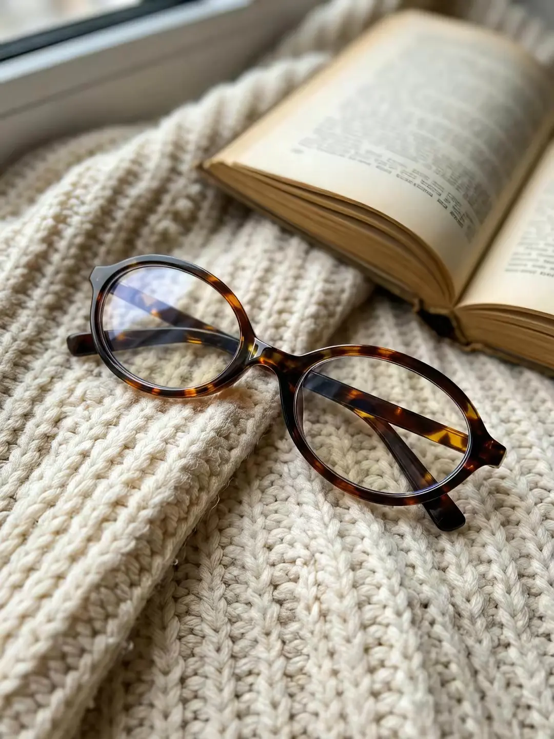 Women's Tortoiseshell Glasses, Retro Oval Flat Top PC Frame with Blue Light Blocking Lenses for Daily Wear, Sunglasses For Women, Stylish Accessories, Tortoise Shell