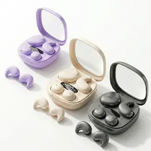 CHENRUIDA M126 Wireless Bluetooth Headphones，Tiny Size Invisible Earbuds，Waterproof Headsets，With Mic，Sleep and Sports Earphones Set, 2 Pairs, Mini and Short Handle Design，for Work Sport Sleeping, two-ear or multi-ear pairs