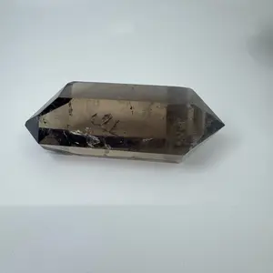Smokey Quartz Double Terminated Polished Crystal for Home Decor Natural Mineral Specimen