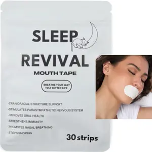 Sleep Revival Sleep Tape - Promotes Nasal Breathing and Proper Tongue Posture - Hypoallergenic, Medical Grade, and Skin Safe - Comfort all night, Energy all day