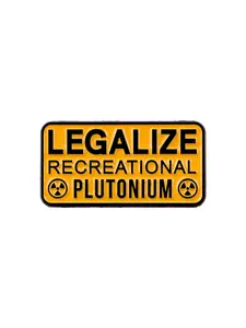 Cartoon Letters Pin, Personalized Zinc Alloy Brooch, Backpacks, Briefcases, Clothing Accessories, Casual Style, All Seasons Wear, Metal Pin