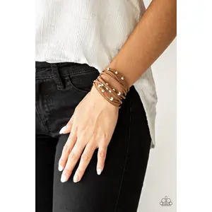 Colorfully Coachella - White Bracelet Paparazzi