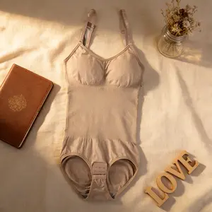 Women's One-Piece Shapewear Tummy Control Pants with Crotch Opening, Butt Lift, Stretch Body Shaper Slimming Underwear