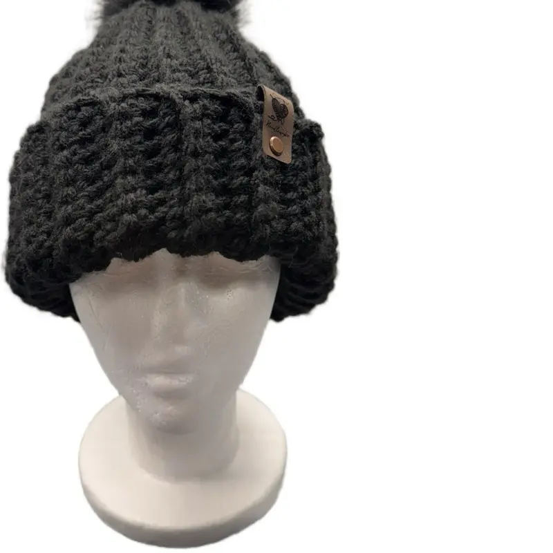 Chunky crochet beanie