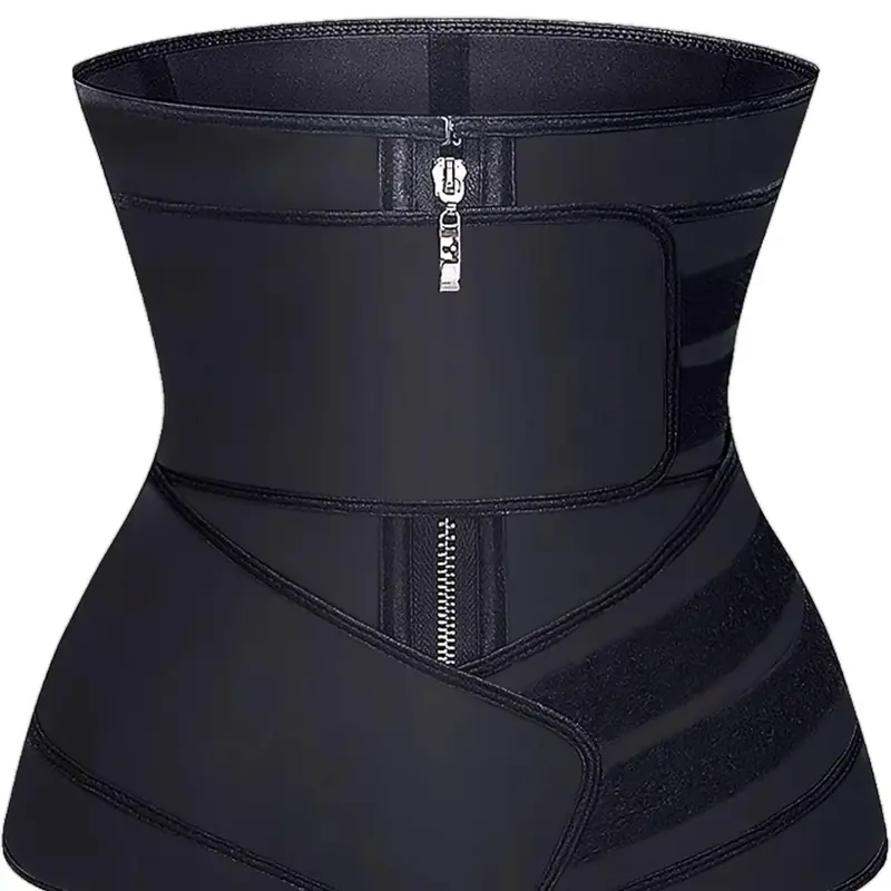 Waist Trainer for Women Latex Underbust JSculpt Double Training Belt Workout Sport Girdle