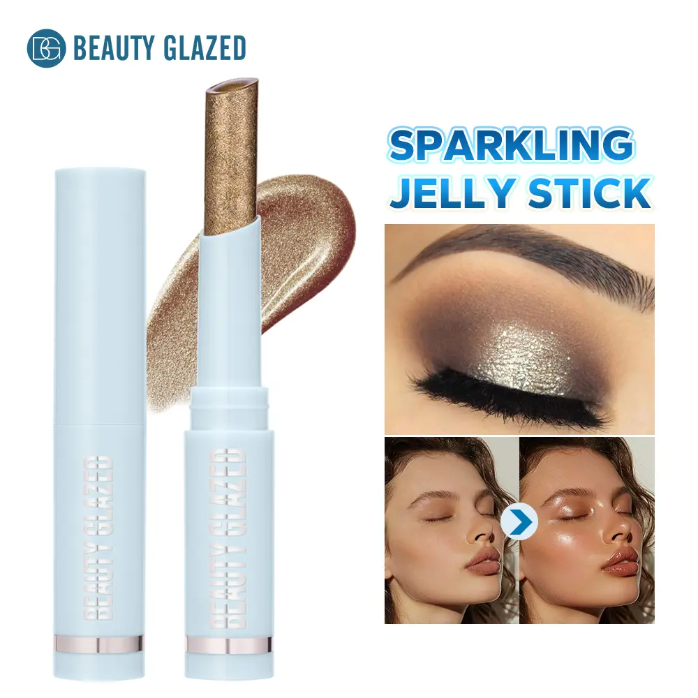 Beauty Glazed Colourpop Eyeshadow Shimmer Stick Sparkling Jelly Stick for Eye Makeup Enhancement