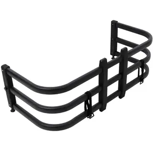 Donext Aluminum Truck Bed Extender - Retractable & Adjustable (49"-65"), Black, for Pickup Trucks & SUVs​