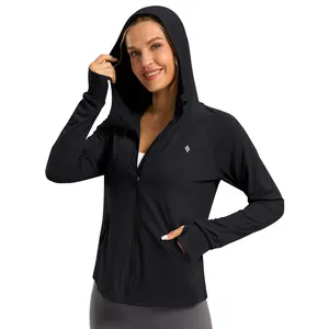 UPF 50+ Sun Protection Zip Up Hoodie – Women’s Lightweight SPF Jacket for Hiking & Running #SummerVibes