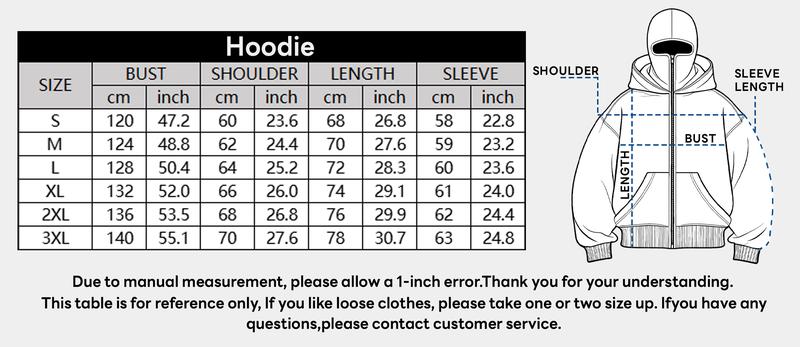 Balaclava Jacket Zip Up Fashion Double Layer Hoodie Hip Hop Outerwear Jacket Y2K Clothing for Men and Women Balaclava Jacket Zip Up Fashion Double Layer Hoodie Hip Hop Outerwear Jacket Y2K Clothing for Men and Women