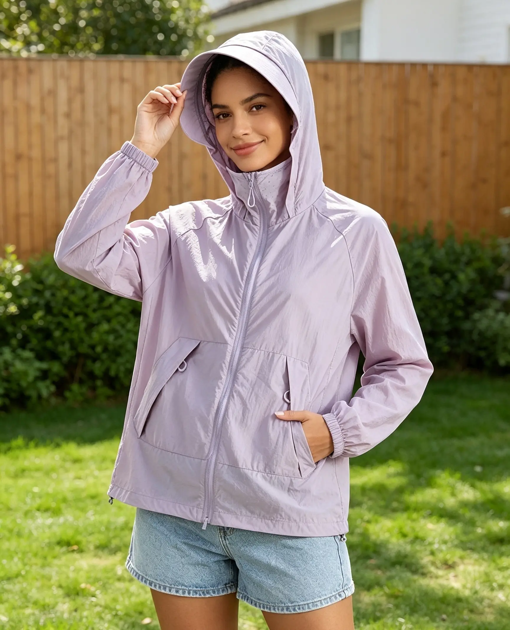 Unisex Sun-Protection Jacket - Lightweight Breathable Ice Silk Fabric, Loose Fit, Ideal for Outdoor Hiking Summer Wear