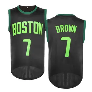 Man's Black #7 Basketball Jersey Breathable Mesh Athletic Tank Top For Basketball Game & Streetwear Casual Daily & Outdoor Activity Comfortable Training Vest