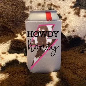 Howdy Honey Can Cooler