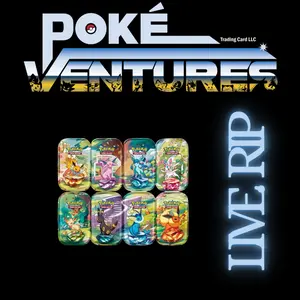Pokémon Scarlet & Violet Prismatic Mini Tins Poke Pack Bundle Collectible Trading Cards Play Booster Box