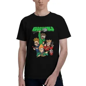 Eddsworld T-shirts, cute clothing anime men's graphic t-shirts men's tops