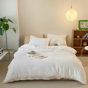 White Queen Comforter Set 3Pcs White Bedding Comforter Sets Soft All Season Bed Comforter Sets Queen Comforter with 2 X Pillowcases
