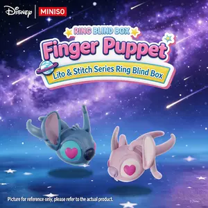 Miniso Disney Stitch Series Blind Box Gashapon Ring Figurine Display Collectible Gift Trendy Toy Doll for Girls outdoorfun