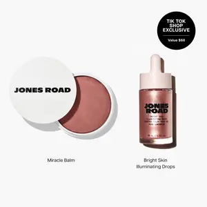 Glow and Go Duo: Bright Skin Illuminating Drops & Miracle Balm
