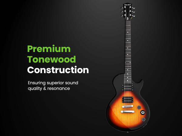 GearIt Valley Series 39" Electric Guitar Set with 10W Rechargeable Bluetooth Amp, H-H Pickups, Coil Split, All-Inclusive Starter Kit - Portable GearIt Valley Series 39" Electric Guitar Set with 10W Rechargeable Bluetooth Amp, H-H Pickups, Coil Split, All-Inclusive Starter Kit - Portable