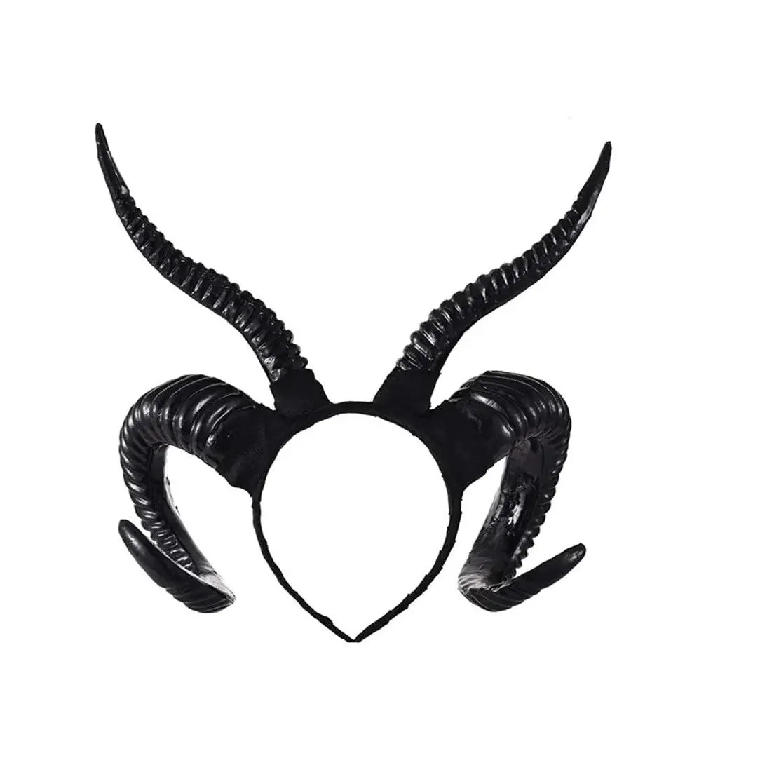 Demon Horns Headband - Plastic - Costume Accessory Cosplay - One Size