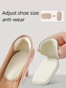 Women's High Heel Shoe Pads, Anti-Slip Half Size Adjuster, Comfortable Foot Care Inserts, Perfect Fit Cushioning