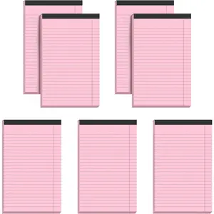 Small Note Pads 5x8,[7 Pack] Narrow Ruled Legal Pads, Writing Pads Perforated Lined Note Paper for Study,Office,To-Do Lists,30 Sheet/notepad,