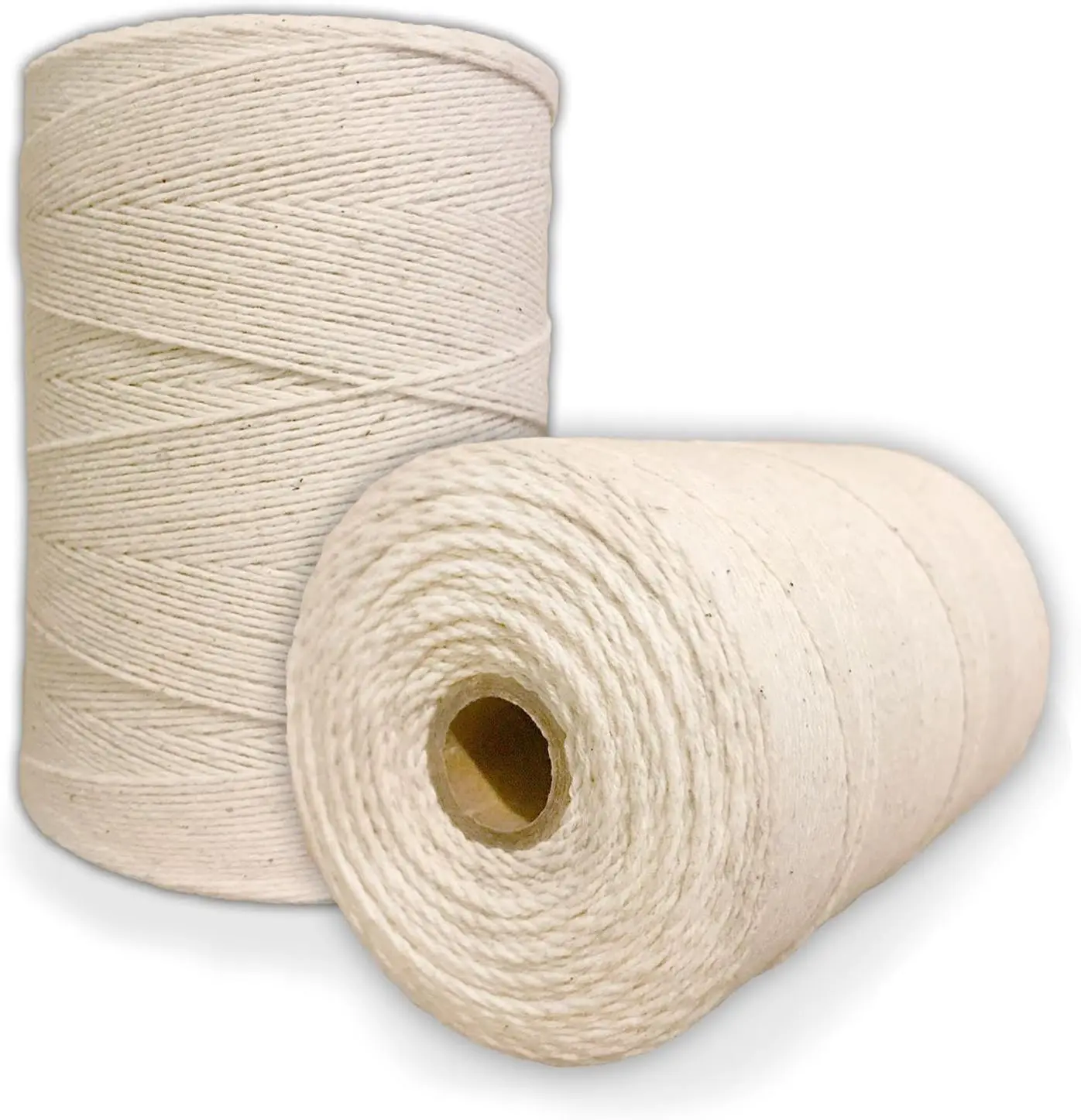 8/4 Poly Cotton Warp Thread Natural Off White 800 Yards Durable for Weaving Carpet Tapestry Rug Blanket Pattern