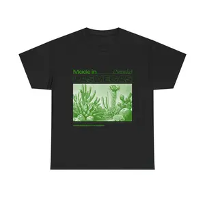 Made in Nevada Cactus Print Tee | Desert Succulents Graphic Shirt