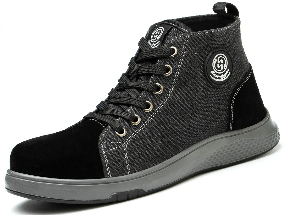 Composite Toe Work Shoes for Men Women Water Resistant Safety Boots Anti-static Construction Work Sneakers