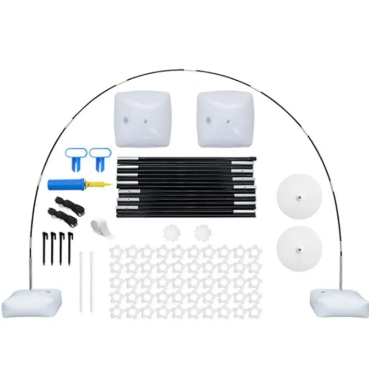 15 section fiber rod set in black (box p