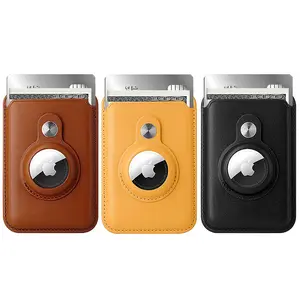 Magnetic Card Wallet with Built-In AirTag Pocket – Secure, Trackable Holder for Phone