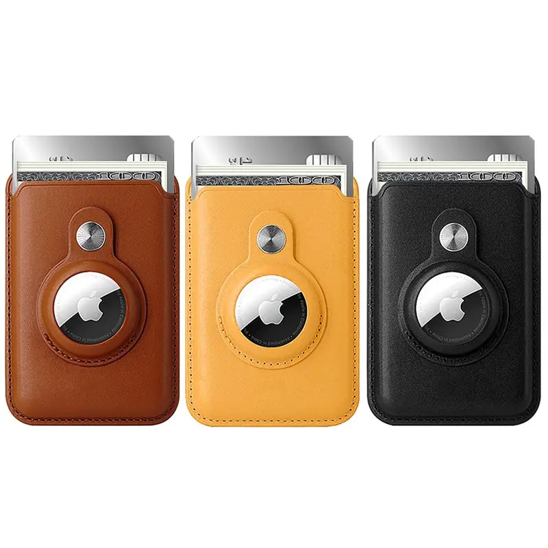Magnetic Card Wallet with Built-In AirTag Pocket – Secure, Trackable Holder for Phone