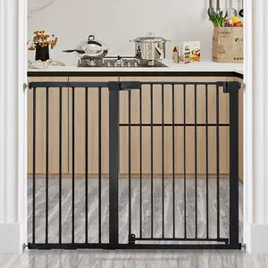 PAWGIANT 36" Extra Tall Cat Gate, Fits Openings 29.5" to 48.8" Wide, Auto Close Extra Wide Dog Gate for House, for Doorways & Bottom of Stairs, Pressure Mount Safety Gate for Babies, Toddlers & Pets, Tested & Safe, Baby Gate