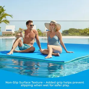 VOS Tahoe Premium Ultra Oversized Floating Water Mat, Foam Water Floating Pad, Lily Pad - Perfect for Lake, Pool, Beach, Sports & Water Activities, Suitable for Multiple Users