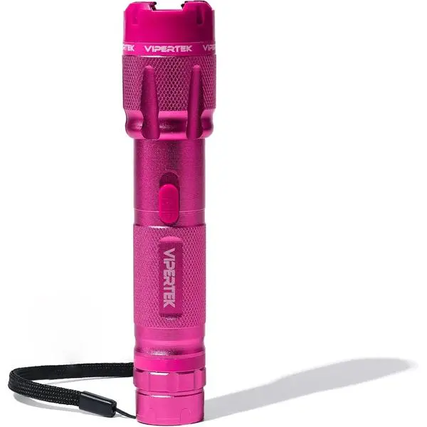 VIPERTEK VTS-195 Compact Rechargeable Standard Torch - Pink Portable Lighting Device for Home Improvement