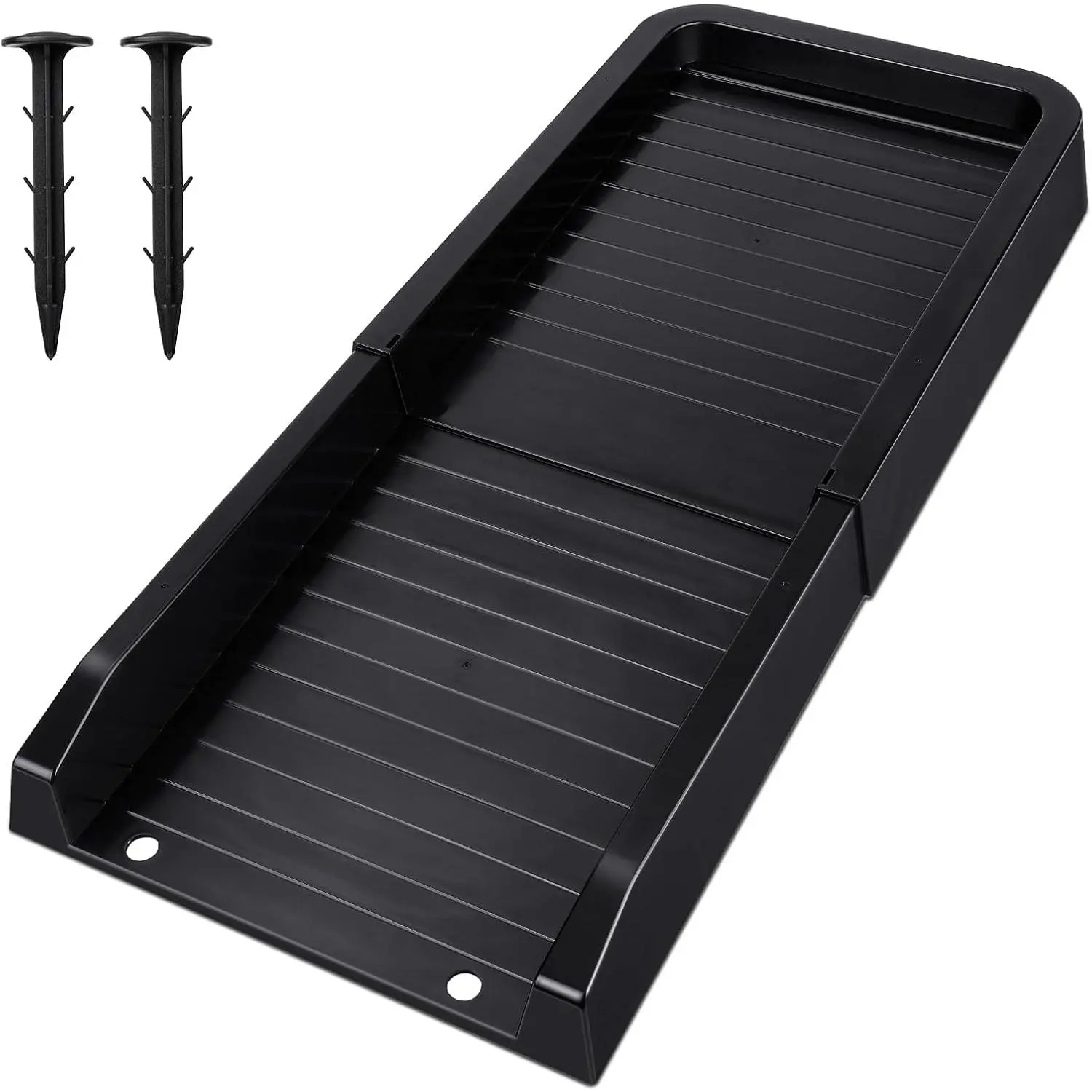 Downspout Extension Kit, 24 inches Heavy-Duty Gutter Drainage System with Corrosion-Resistant Splash Guard for Foundation Protection, Downspout Extensions, Rainwater Diversion, Kit Set