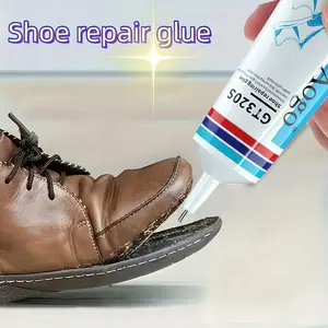 60ML Strong Shoe Repair Glue, Waterproof & Flexible, Suitable for Leather, Sports Shoes, Canvas Shoes, Sandals, Shoemaker Specialized Adhesive, Adhesive for multiple materials