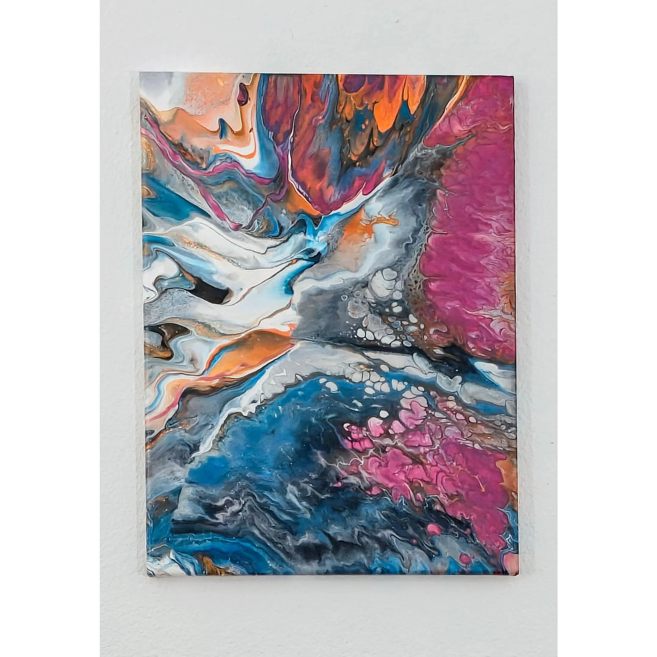 "Voltron" 12x16 Abstract acrylic painting.