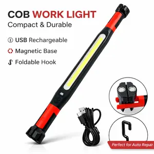 Magnetic Rechargeable LED Work Light Bar, Under Hood Mechanic Light for Car Repair & Garage Magnetic Rechargeable LED Work Light Bar, Under Hood Mechanic Light for Car Repair & Garage