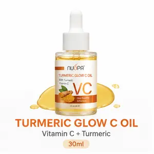 Turmeric Glow C Oil 30ml | Vitamin C + Turmeric Face Serum Oil for Brighter-Looking Skin | Glow-Boosting Antioxidant Facial Oil | Lightweight Fast-Absorbing Formula for Radiant Complexion | Daily Skincare Oil