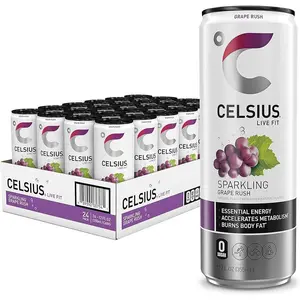CELSIUS Sparkling Wild Berry, Functional Essential Energy Drink 12 Fl Oz (Pack of 12)