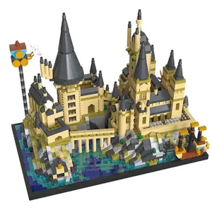 Hogwarts Castle Building Blocks, Creative Micro Building Blocks, DIY Educational Assembly Bricks Toy for Teenager & Adult