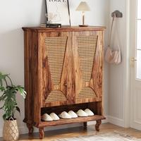 5-Tier Natural Wood(13.77"D x 25.92"W x 43.3"H)