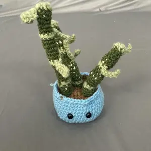 Bamboo plant plushie