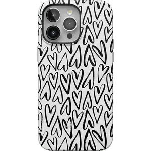 Casely iPhone 15 Pro Max Case | Heart Throb | Endless Hearts | Bold Protective Design | Compatible with MagSafe