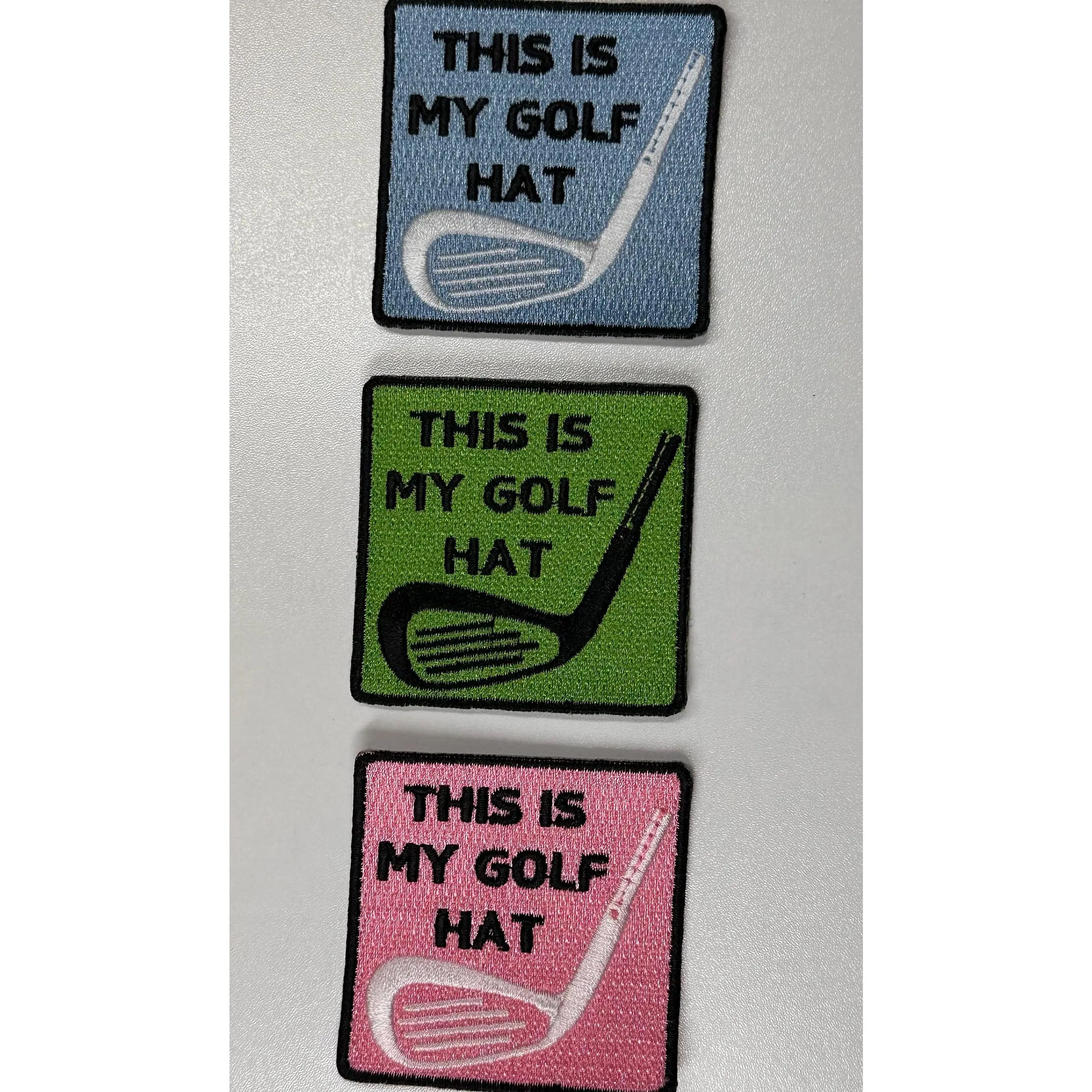 This is my Golf Hat, golf patch, golfing patches, country club, cocktail club, golf club patches, golf ball patch, country club patches