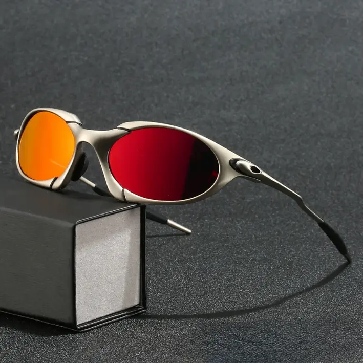 Romeo Metal-X Series Performance Sports Sunglasses - UV400 Wraparound Glasses for Cycling, Running, Y2K Vintage Style Leisure Outdoor Gear