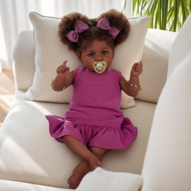 BABESIDE Lifelike Reborn Baby Dolls 20Inch Fabric body+vinyl limbs Real Life Baby Dolls with Toy Accessories For kids Age 3+ Suitable gifts for Mother's Day Valentine's Day Children's Day & Christmas