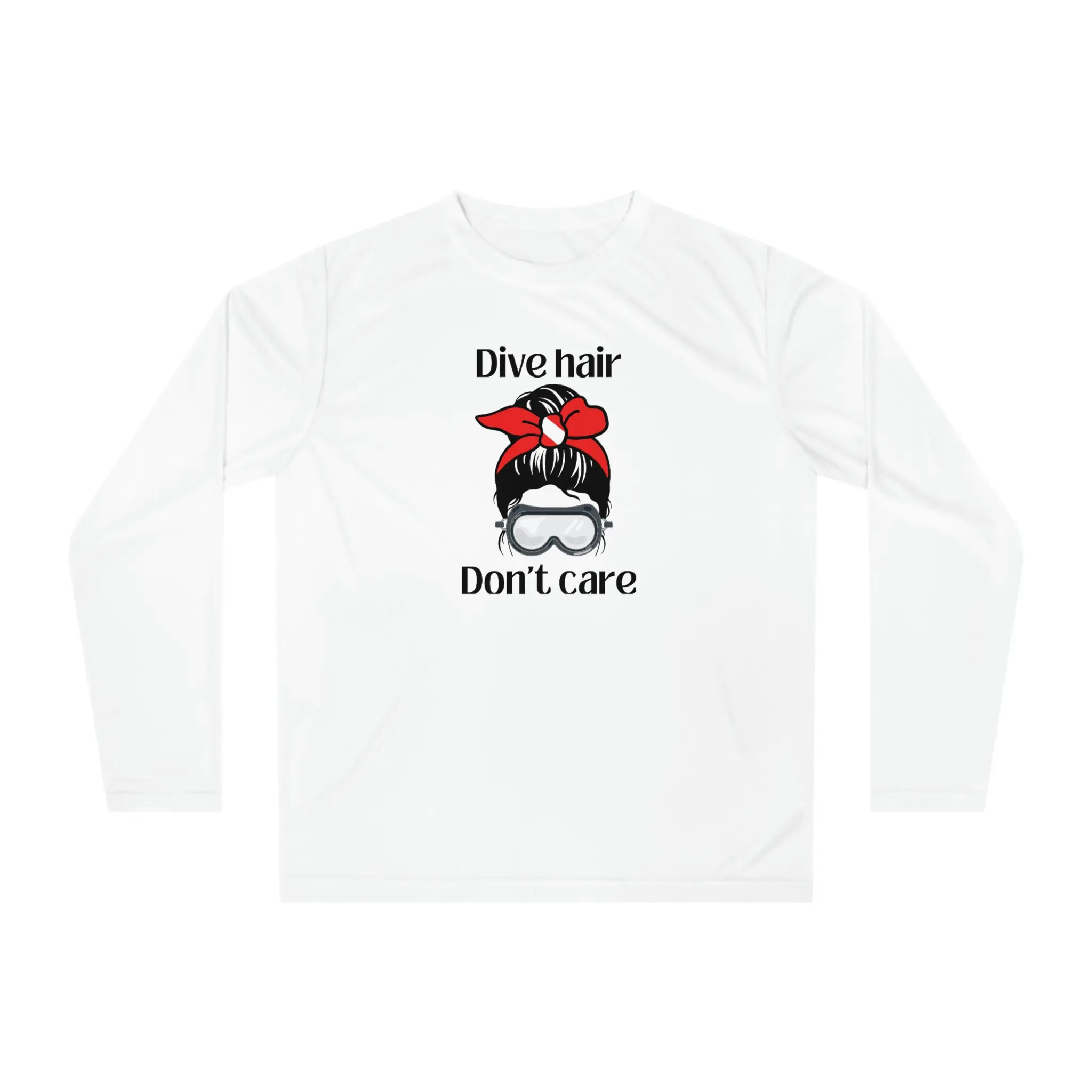 Dive Hair Don't Care- Women's Scuba Rash Guard